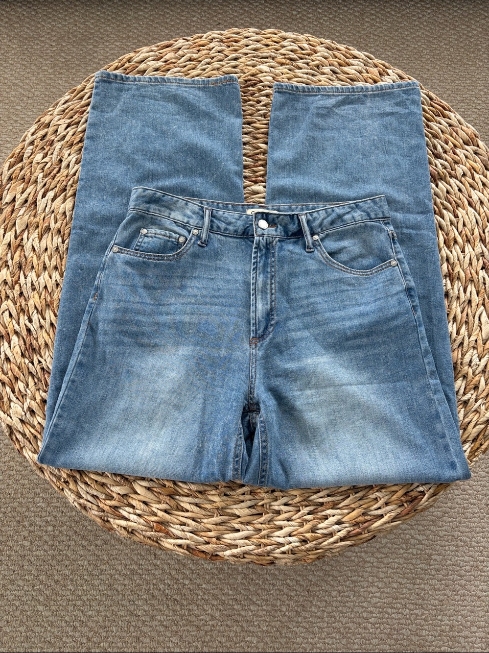 Oat NY Cloud Luxe High Rise Wide Leg Jean - Picture 3 of 14